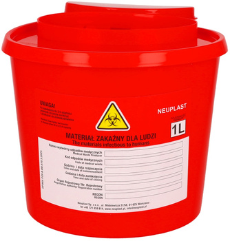 Pojemnik na odpady medyczne  1L