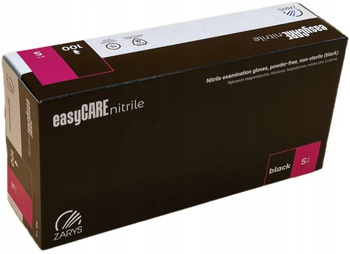 Zarys Rękawice Nitrylowe Czarne S 100szt