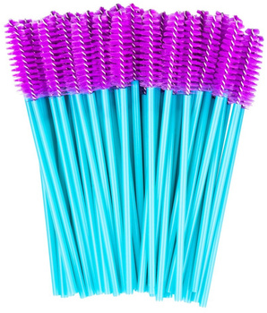 SZCZOTECZKA do rzęs różne kolory 50szt