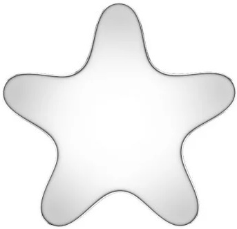 STUDEX kolczyk srebrny STAR