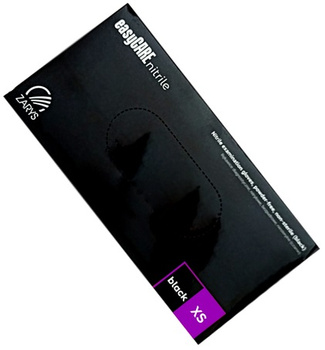 Zarys Rękawice nitrylowe Czarne XS 100szt