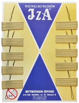 Wsuwki IZA 4cm złote 100szt.