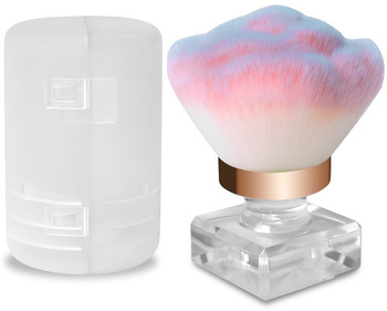 Pędzel do odpylania w etui RAINBOW róża