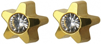 STUDEX kolczyk złoty STARLITE