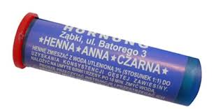 HENNA ANNA Proszkowa do brwi CZARNA 2G