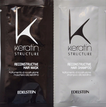 EDELSTEiN Szampon + maska keratin 2x12ml