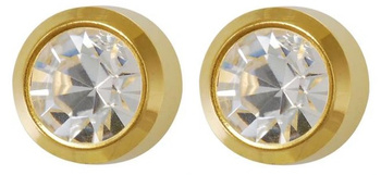 STUDEX kolczyk złoty MINI BRYLANT w oprawie