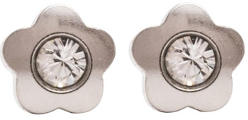 STUDEX kolczyk srebrny FLOWERLITE