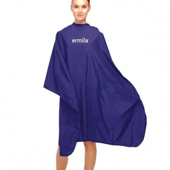 Peleryna fryzjerska ERMiLA niebieska