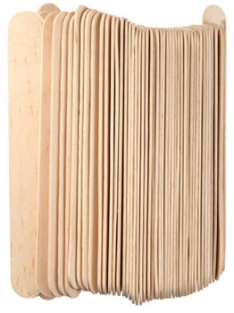 Szpatułki do wosku Drewniane duża (100szt)