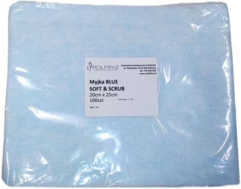 Chusteczki kosmetyczne  SOFT& SCRUB 20x25  100szt