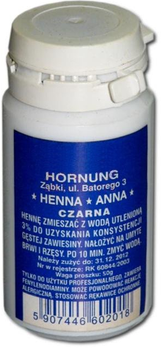 HENNA ANNA Proszkowa do brwi CZARNA 50g