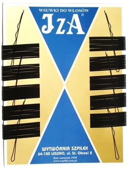 Wsuwki IZA 4cm czarne 100szt.