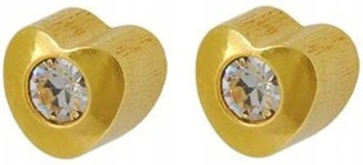 STUDEX kolczyk złoty HEARTLITE