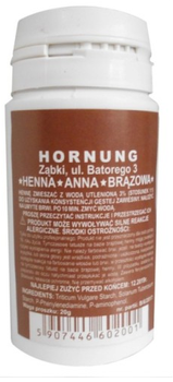 HENNA ANNA Proszkowa do brwi BRĄZ 20g