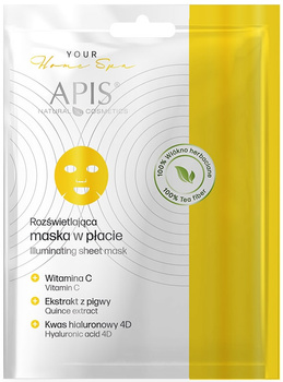 APiS Maska w płacie multiwitaminowa wiśnia 20g