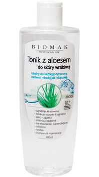 BiOMAK Tonik kosmetyczny ALOES 400ml