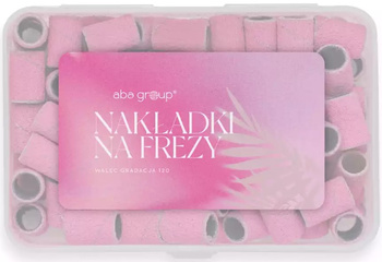 Aba Nakładki na frez WALEC gr120 100szt - różowe