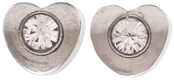 STUDEX kolczyk srebrny HEARTLITE