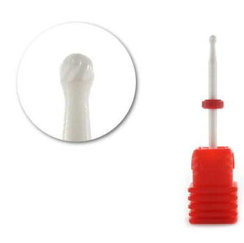 Frez ceramiczny kulka delikatna gradacja CZERWONY