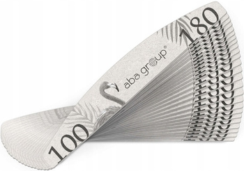 ABA Pilnik półksiężyc zebra 100/180 SLIM 25szt