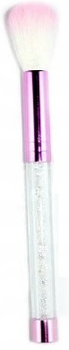 Pędzelek do pyłu długi różowo biały