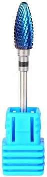 Frez wolframowy stożek niebieski długi FRW-1